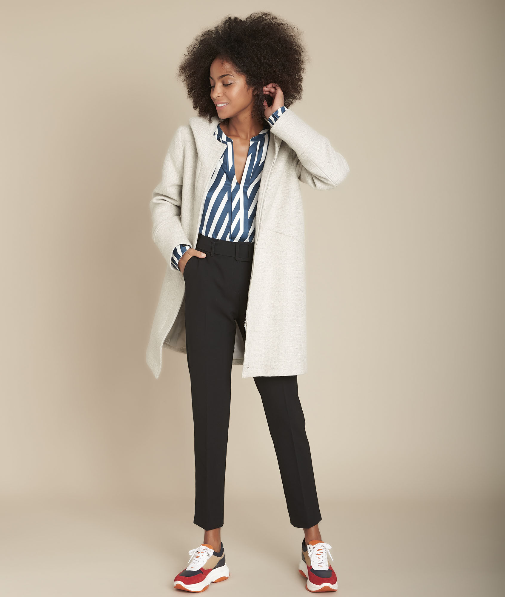 Manteau gris chine pas cher Manteau gris chine pas cher